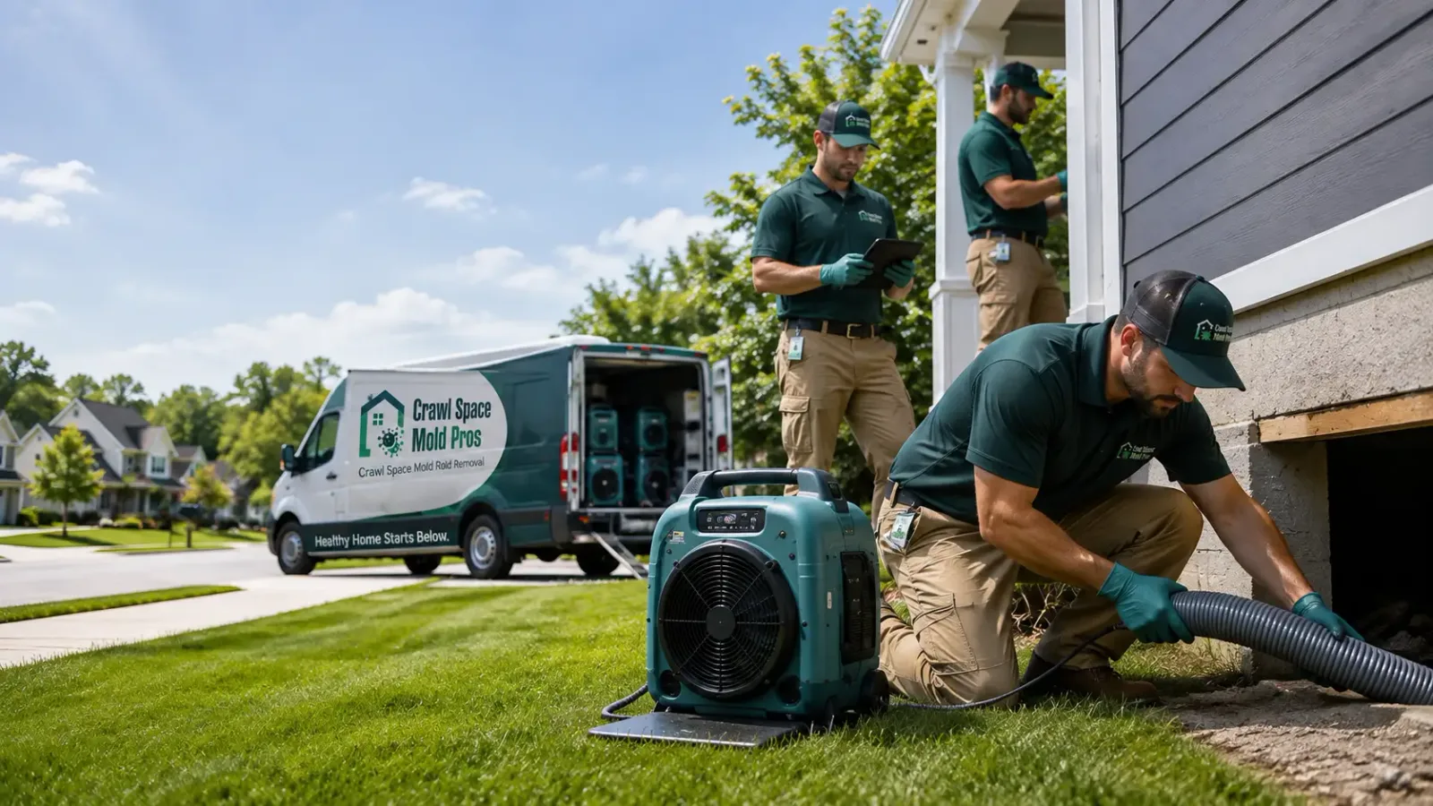 Crawl Space Mold Removal in Danciger, TX